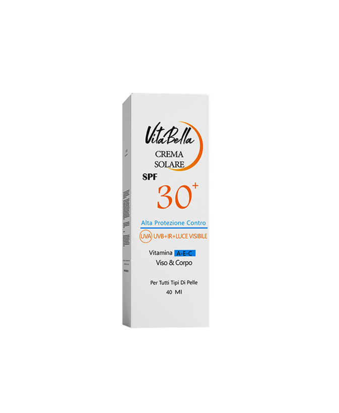 کرم ضد آفتاب spf۳۰ بی رنگ حجم ۴۰ میل ویتابلا