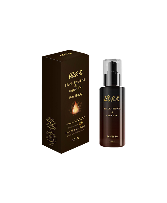 روغن بدن سیاه دانه و آرگان - ویتابلا