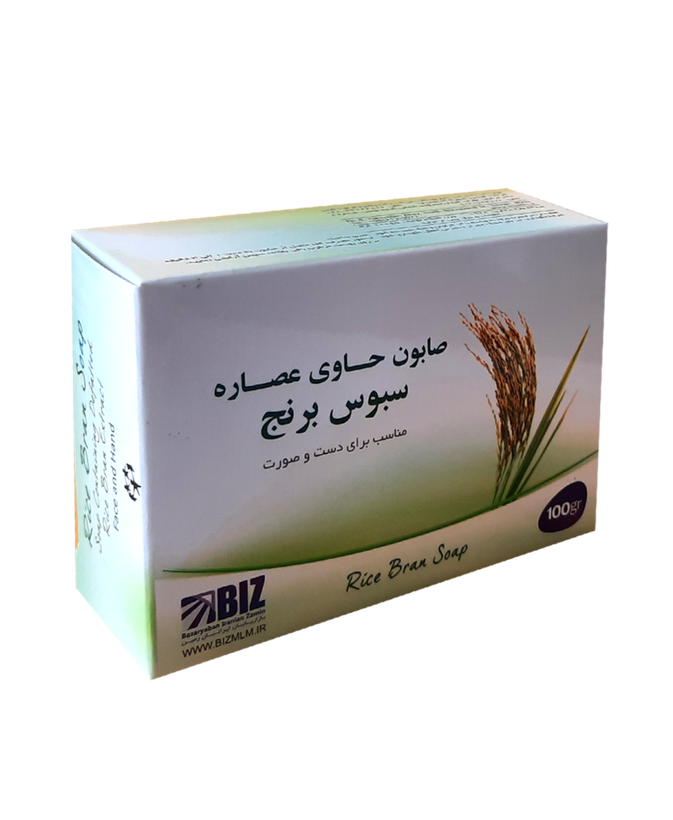 صابون دست و صورت سبوس برنج پک 3 عددی